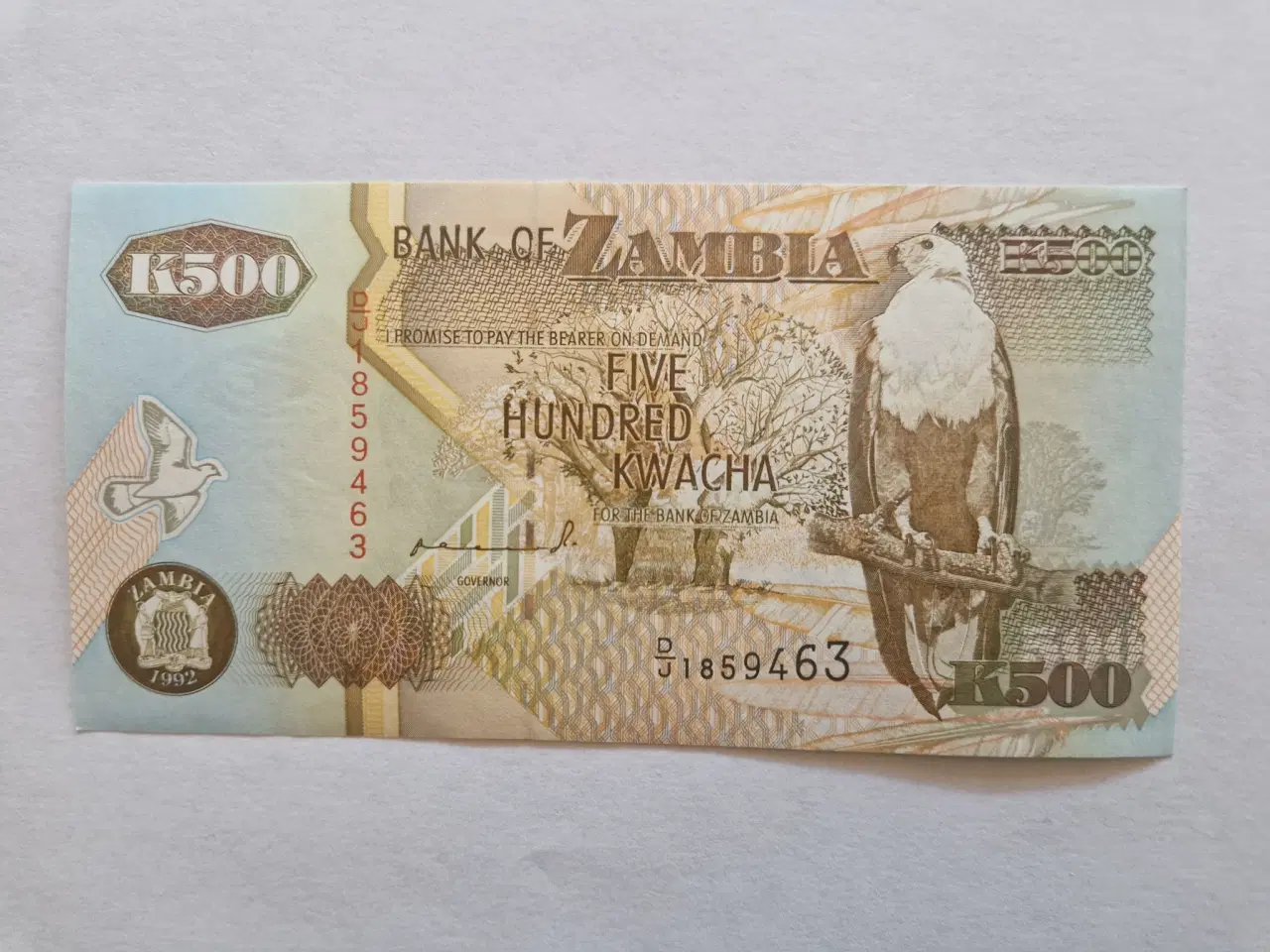 Billede 1 - 500 Kwacha Zambia