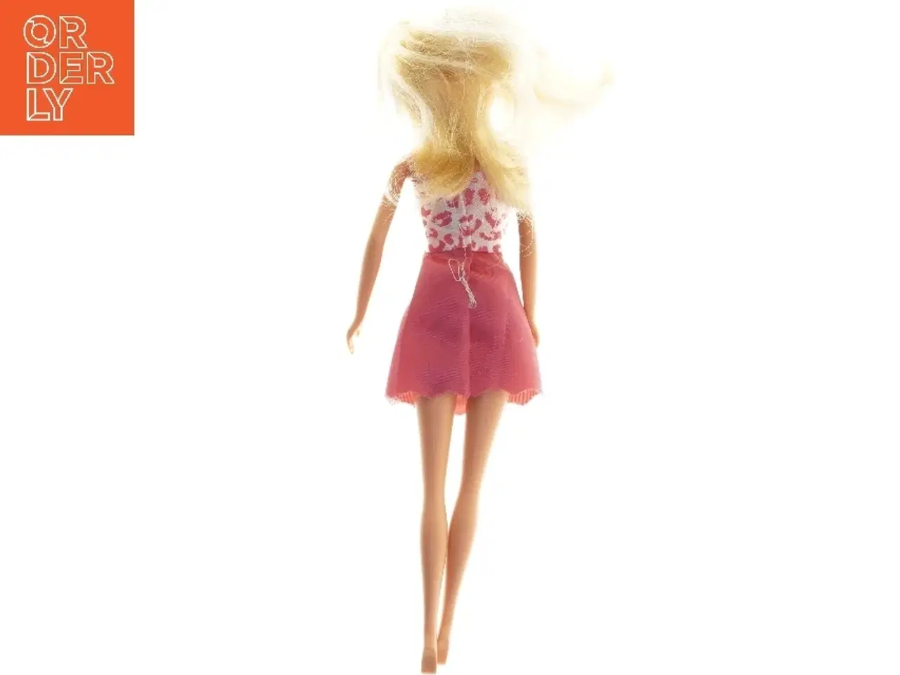 Billede 2 - Dukke med lyseblond hår og pink tøj fra Barbie (str. 31 cm)