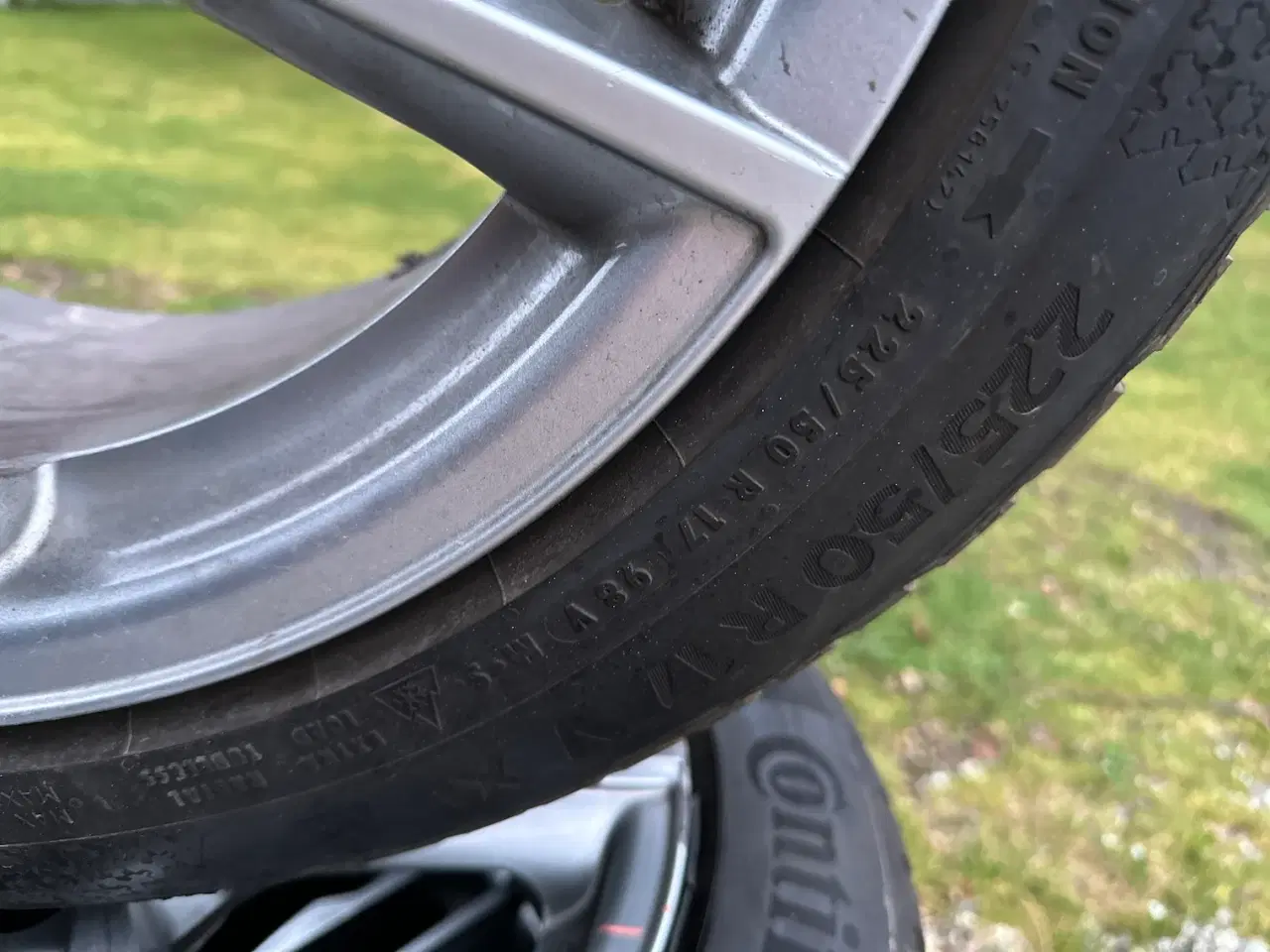 Billede 3 - 17", 5x112 R17 med 225/50 Continental vinterdæk