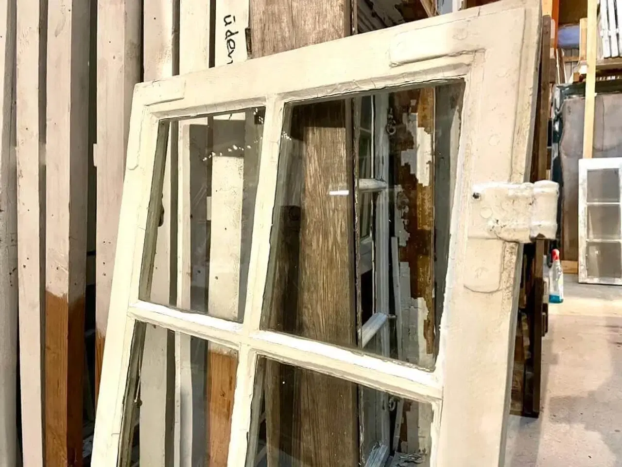 Billede 3 - Klassisk 6-ruders vinduesramme m. trukket glas