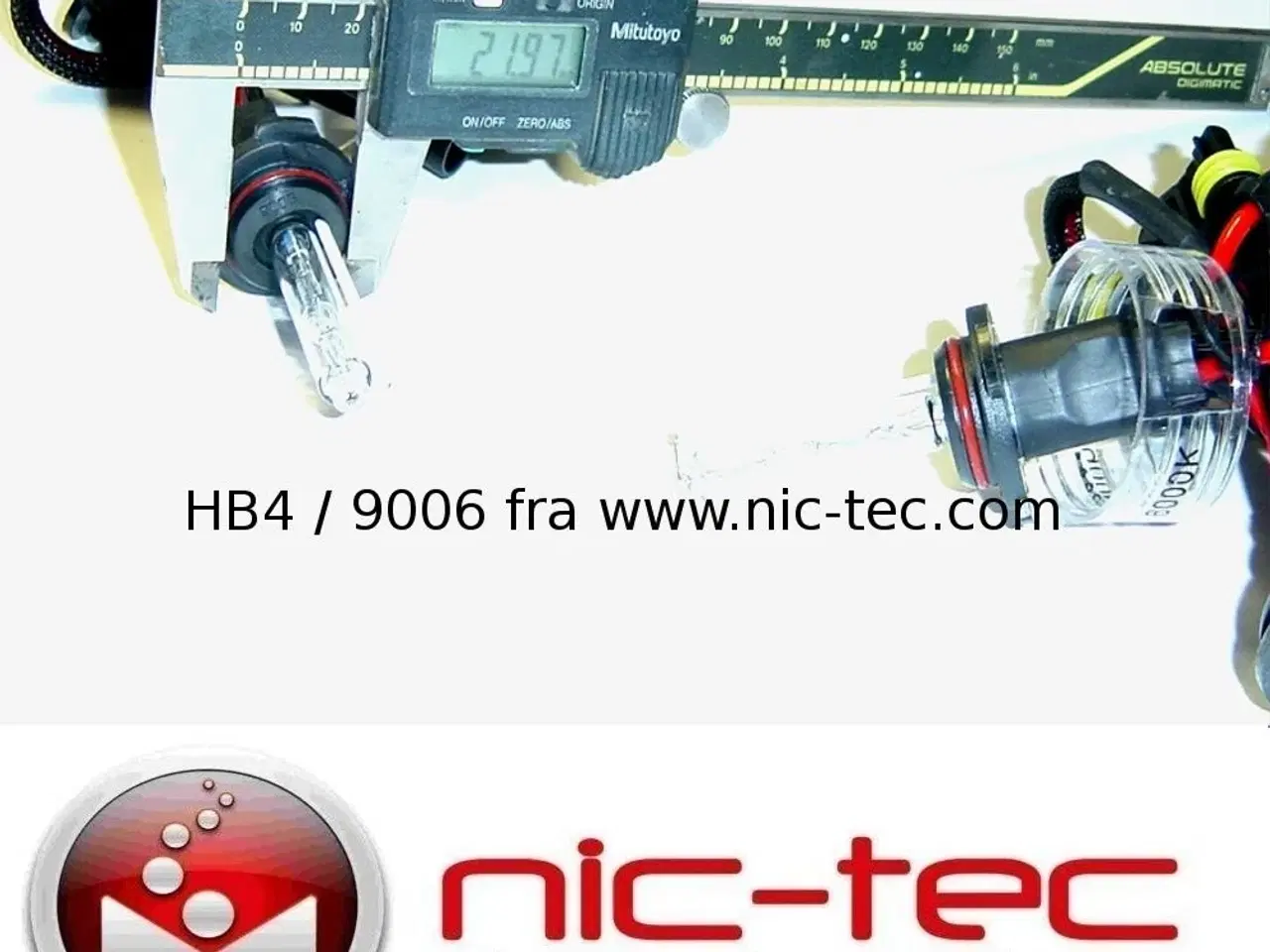 Billede 2 - HB4 / 9006 Xenon sæt for MC (slimline)