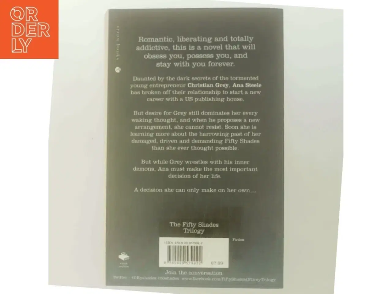 Billede 3 - Fifty Shades Trilogy. II, Fifty shades darker af E. L. James (Bog)