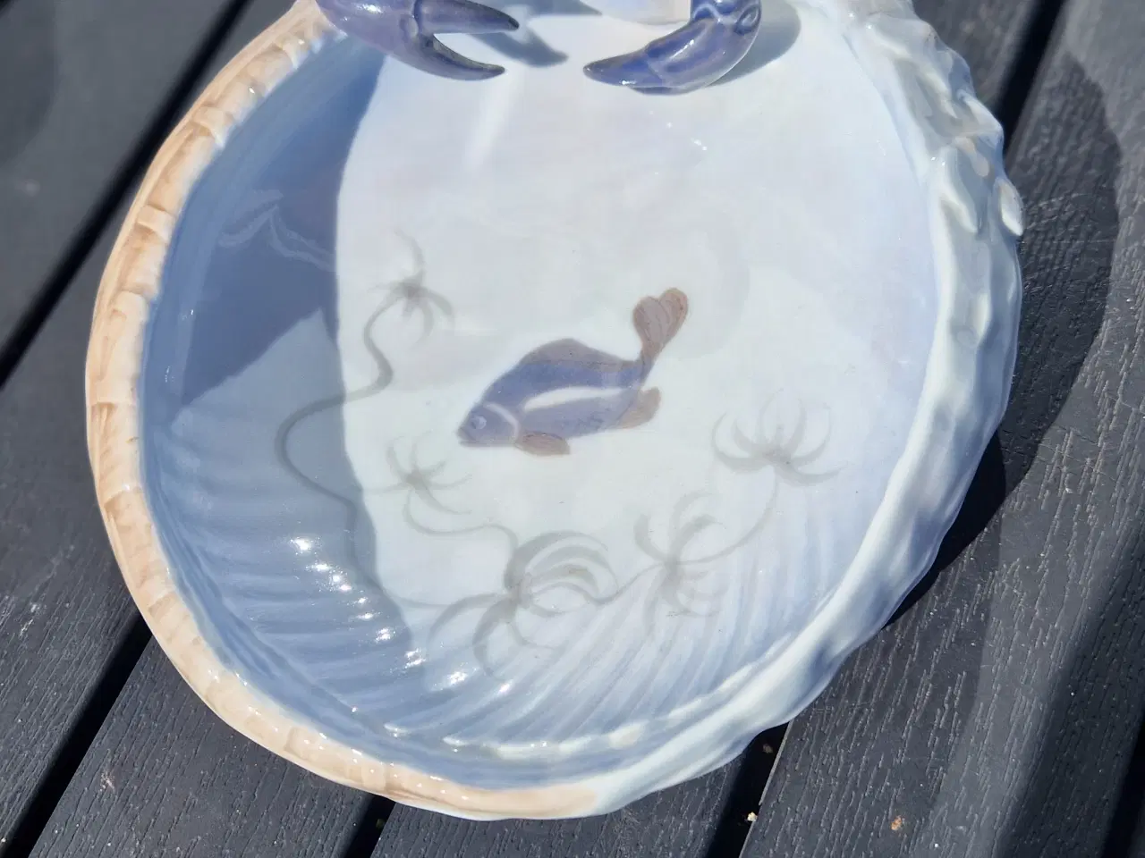 Billede 2 - Royal Copenhagen skål med krabbe
