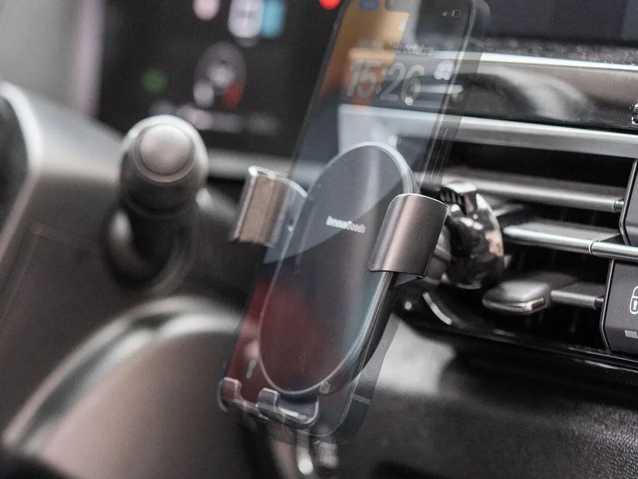 Billede 2 - Trådløs biloplader med holder 15 W - Chakar