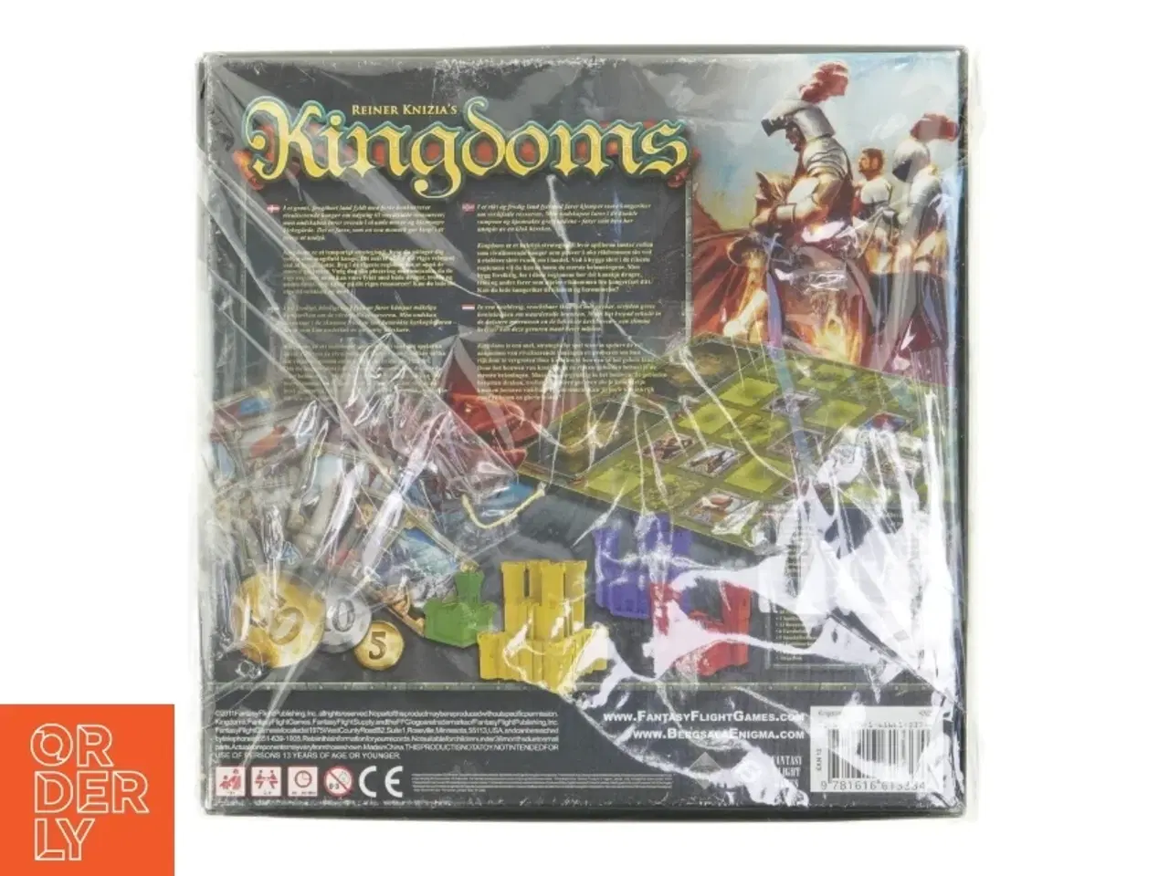 Billede 2 - Kingdoms brætspil af Reiner Knizia fra Fantasy Flight Games (str. 26x26 cm)