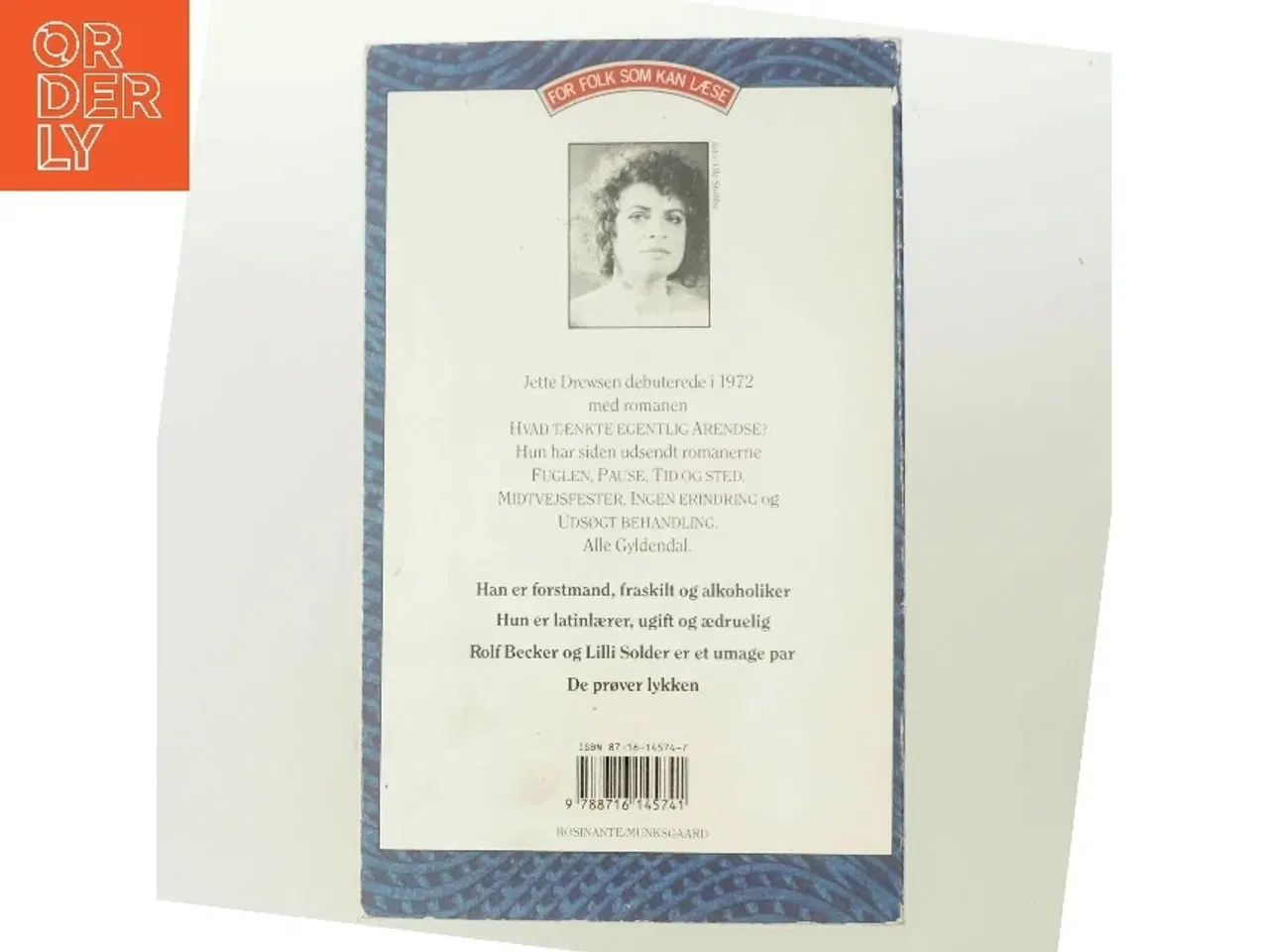 Billede 3 - En smuk mand i farver : roman af Jette Drewsen (Bog)