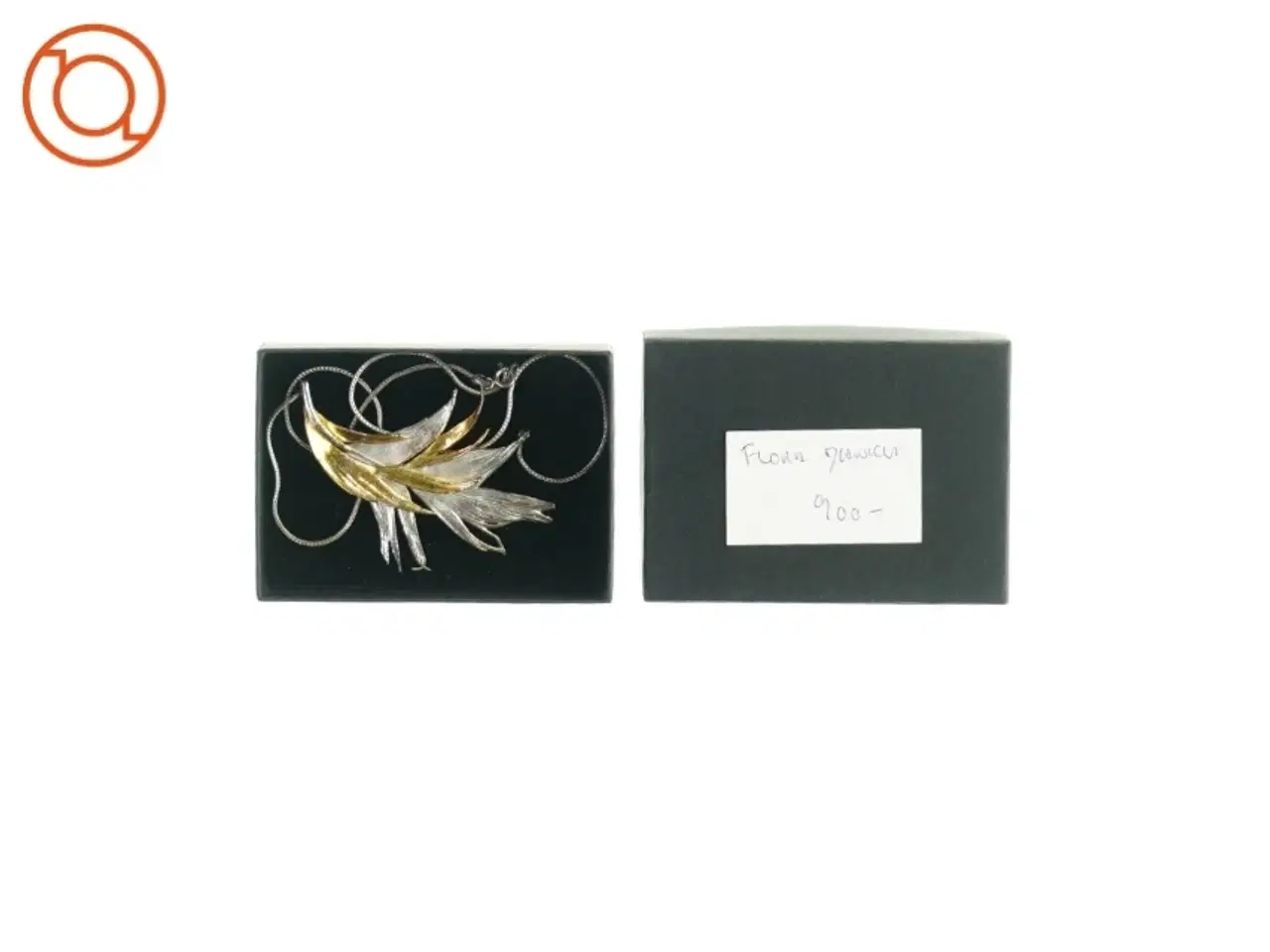 Billede 1 - Halskæde (str. 25 cm).  Flora Danica