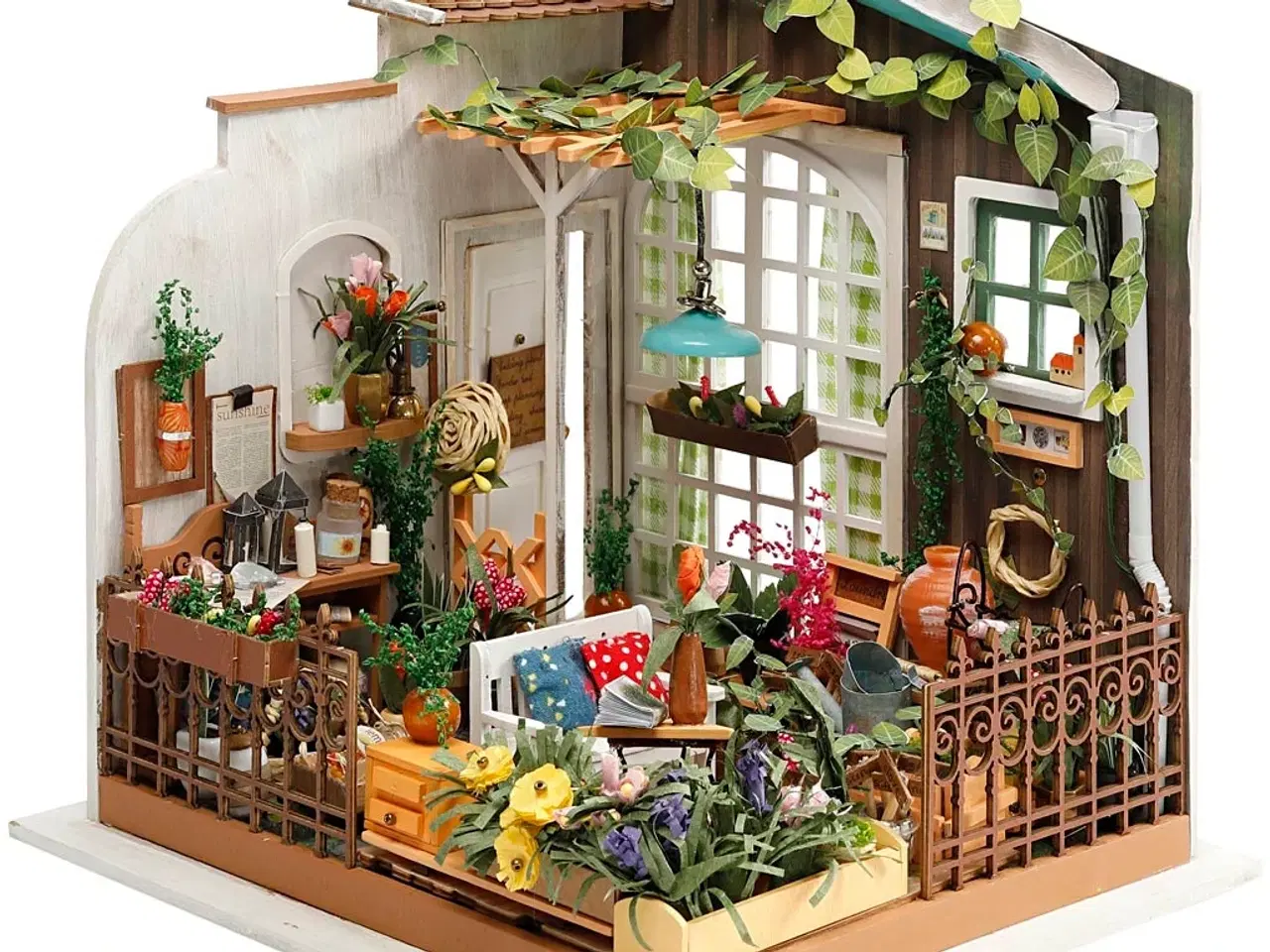 Billede 1 - Miniaturerum - Skab Dit Eget Univers i 21x19,5 cm