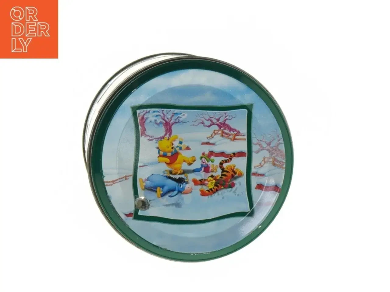 Billede 5 - Peter Plys dåse fra Disney (str. Ø. 11 cm. længde, 17 cm)
