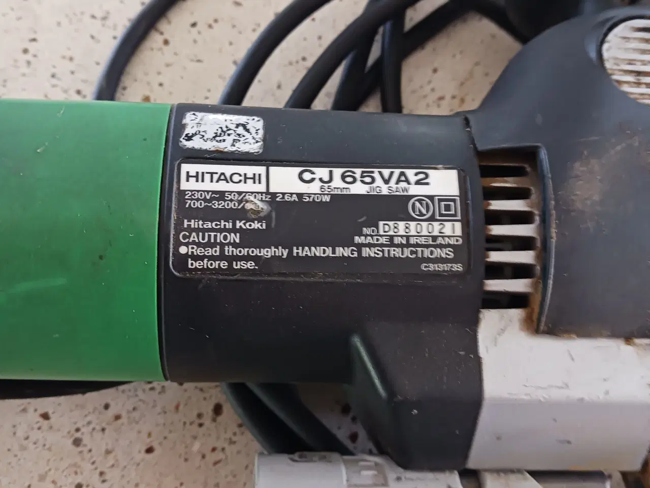 Billede 2 - Hitachi stiksav 570w Slaglængde 65mm