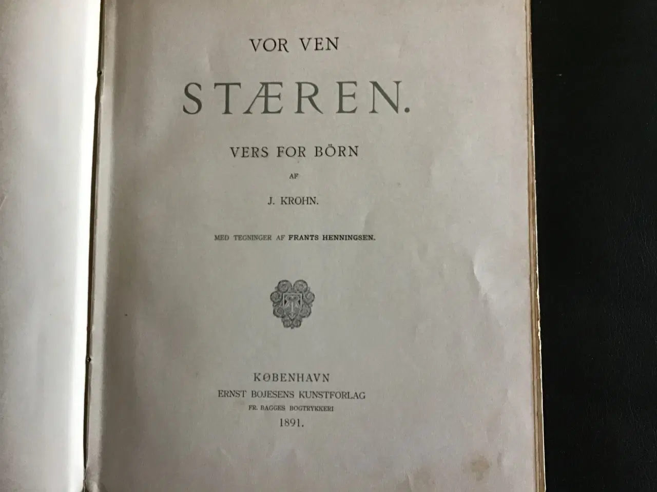 Billede 2 - Sød gammel bog om stæren