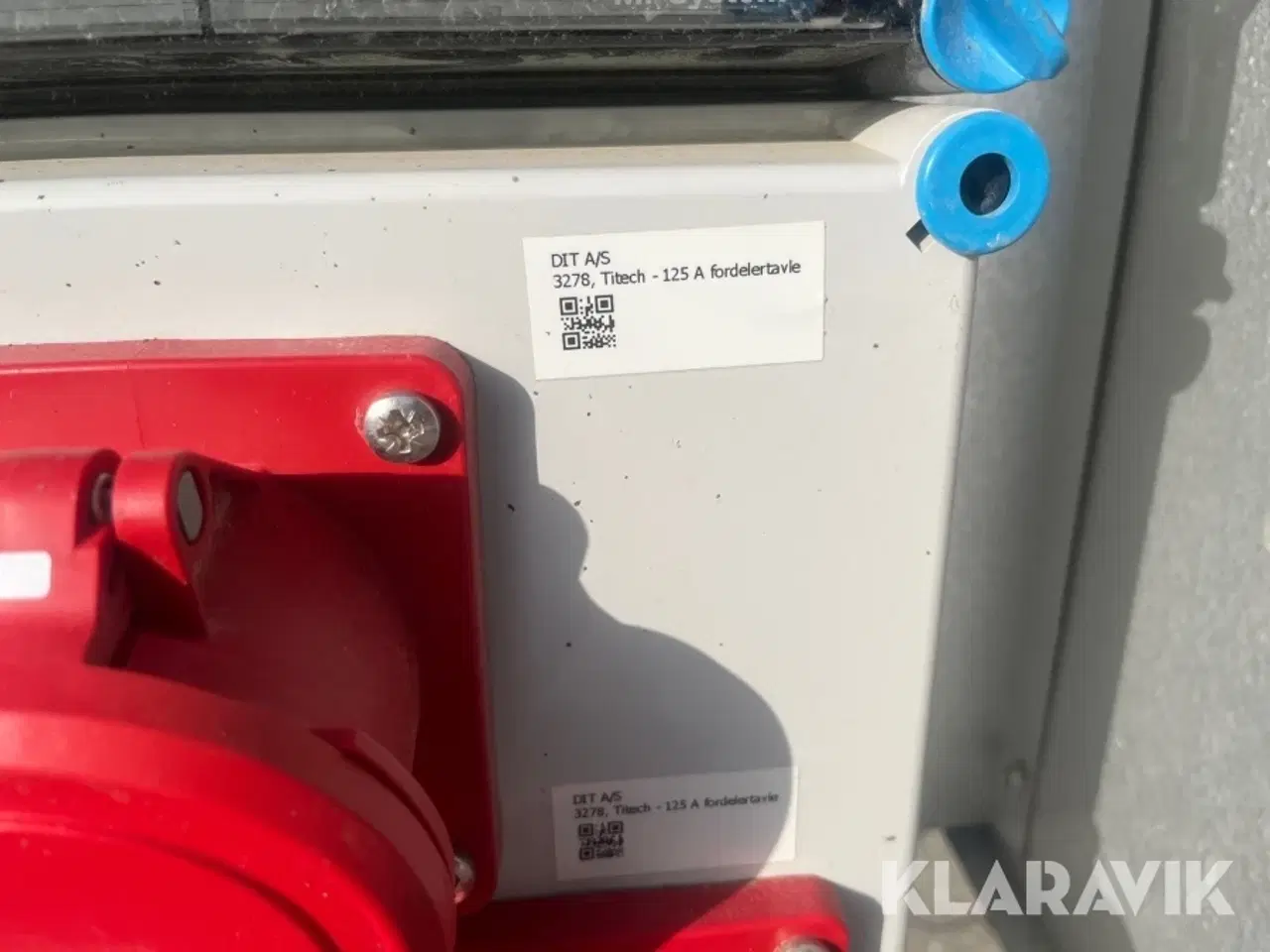Billede 7 - Byggestrømstavle TITECH ELEKTRIC 125A 1 styk