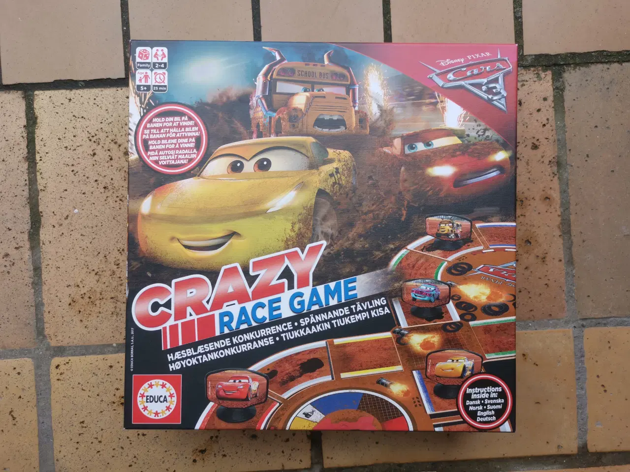 Billede 1 - Disney Biler Cars 3 - Crazy Race Game Brætspil