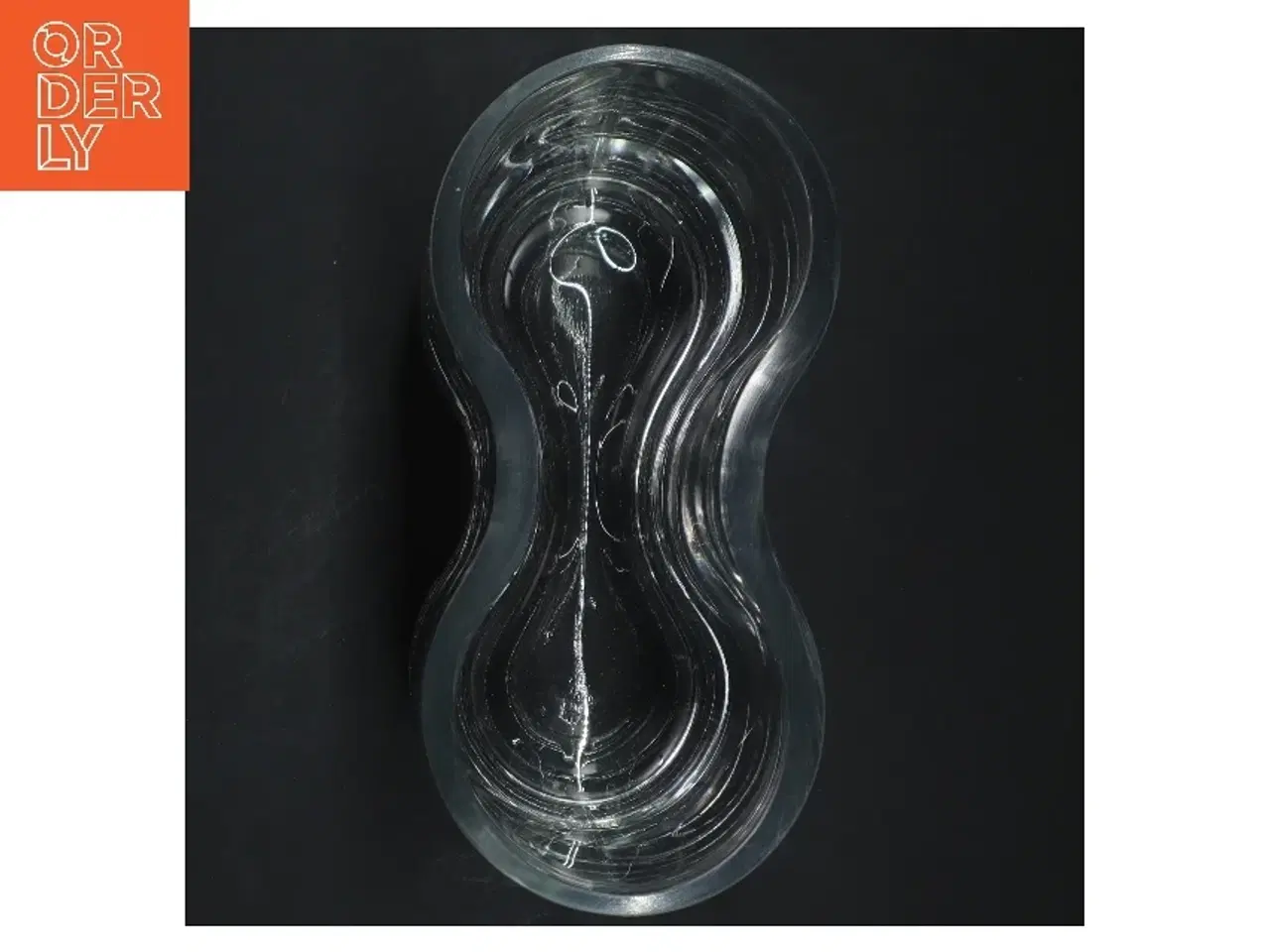 Billede 3 - Tung glasvase (str. 17x19,5 cm)