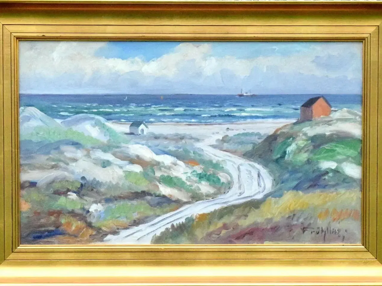Billede 1 - Maleri af kunstner Früling (1900-tallet)