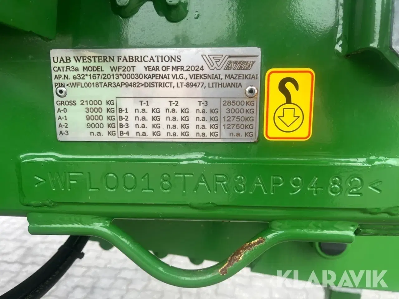 Billede 9 - Kornvogn Western WF20T 32m2