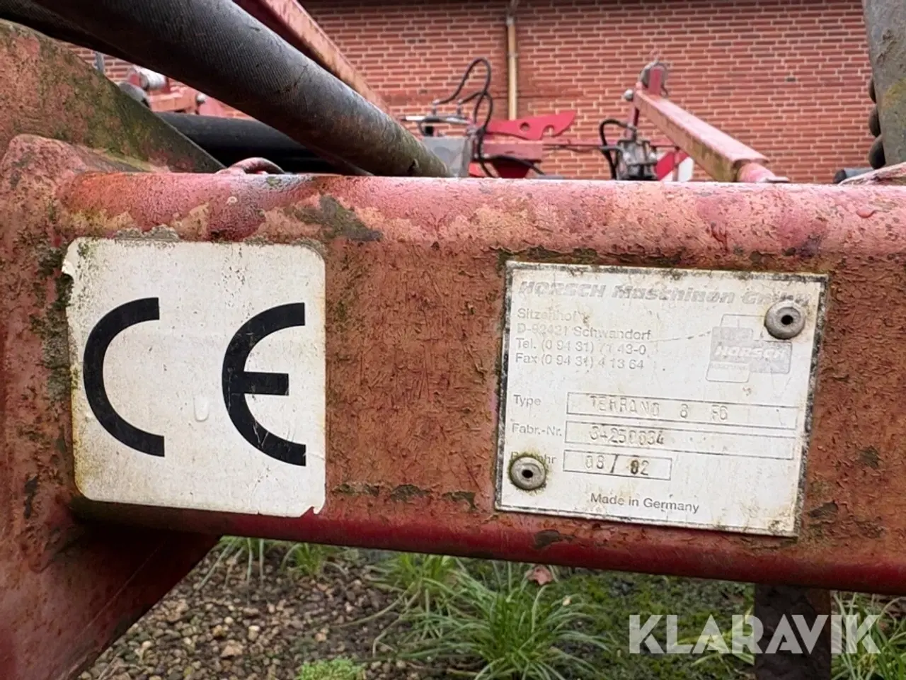 Billede 5 - Dybdeharve Horsch Terrano 8 FG