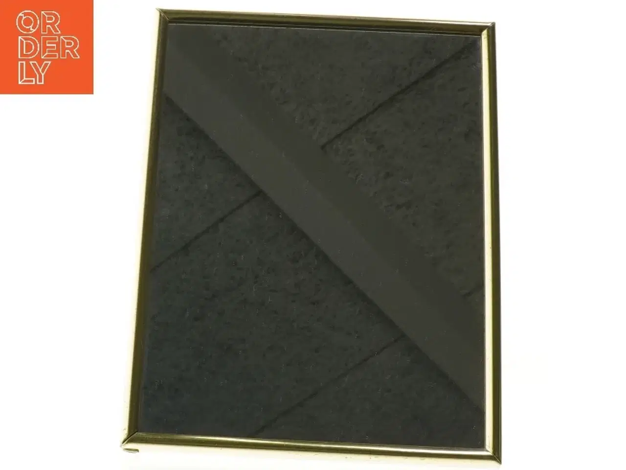 Billede 3 - Spejl med guldramme (str. 17,5 x 23,5 cm)