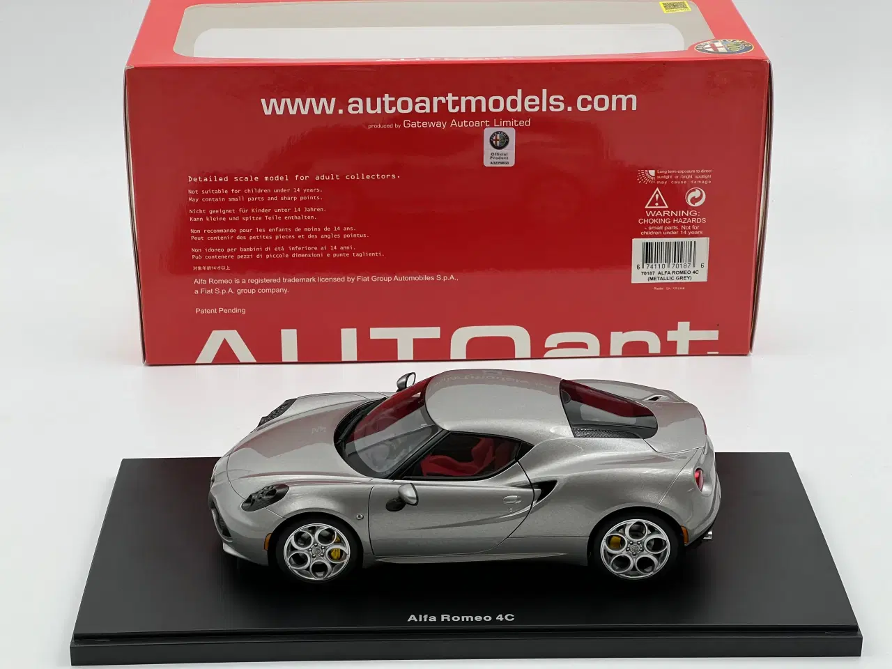 Billede 8 - 2013 Alfa Romeo 4C Coupe - AUTOart - 1:18