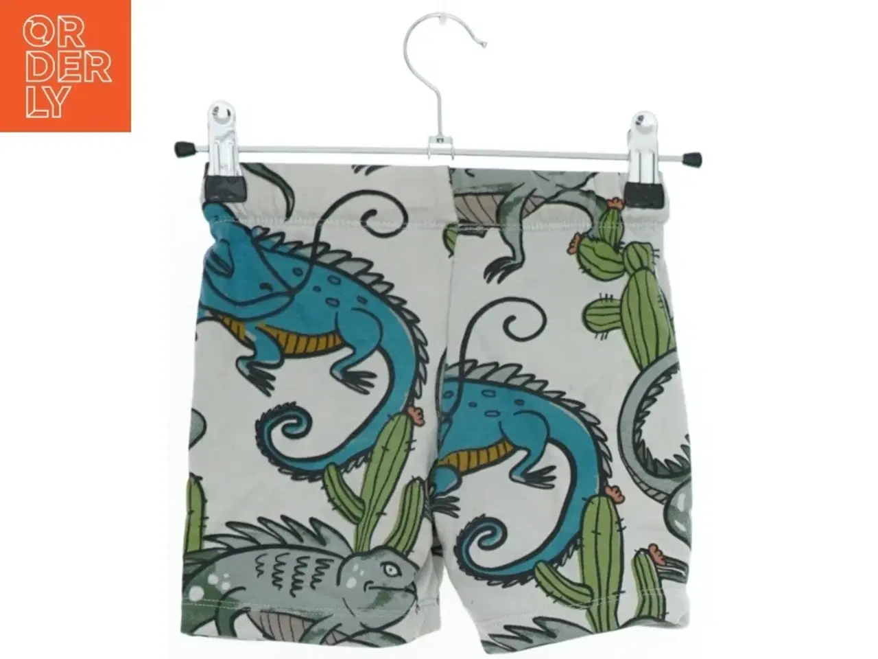 Billede 2 - Børne shorts med øgletryk fra H&M (str. 98)