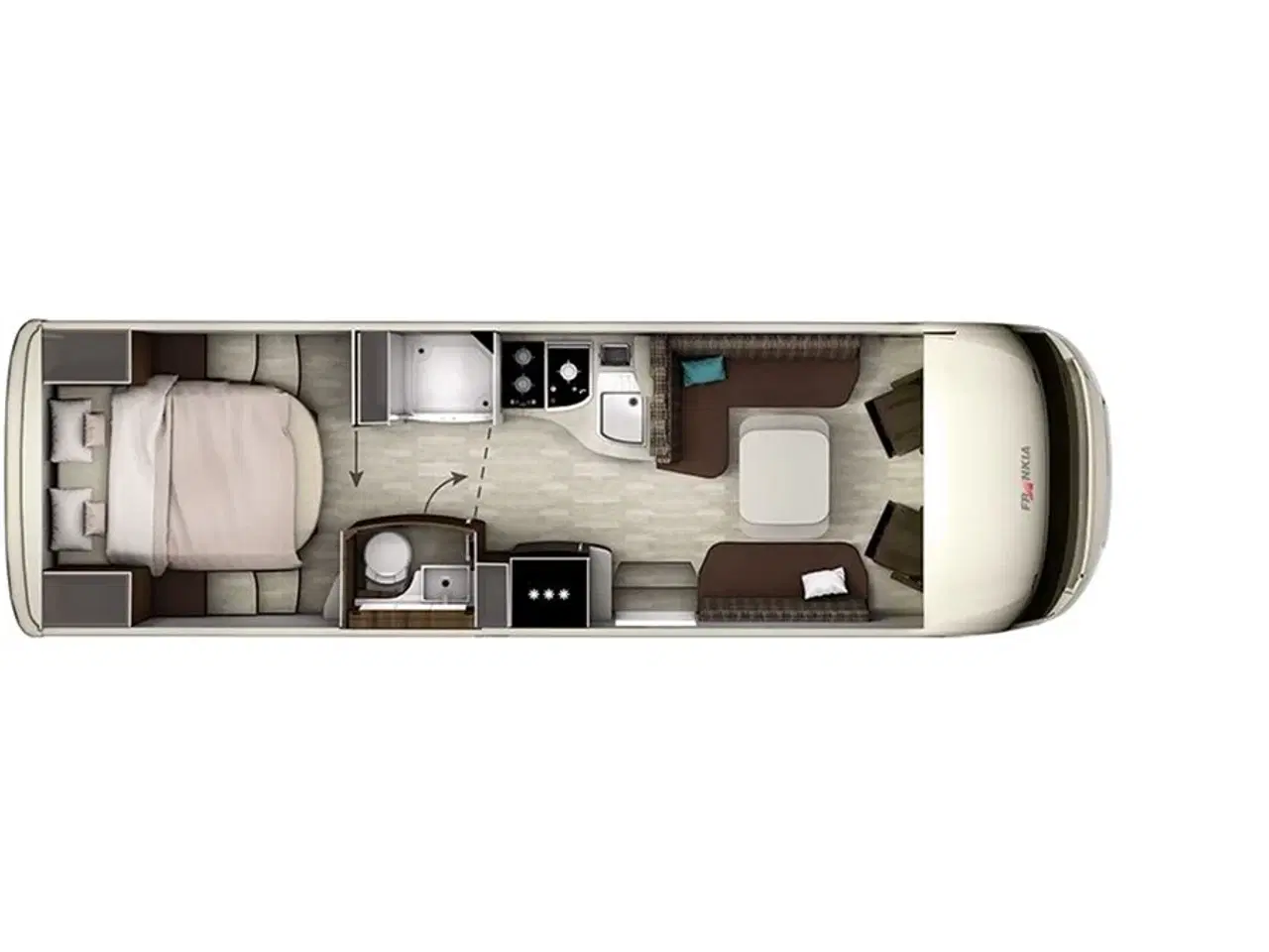 Billede 5 - 0 - Frankia I 8400 QD Platin   Top udrustet Frankia Platin