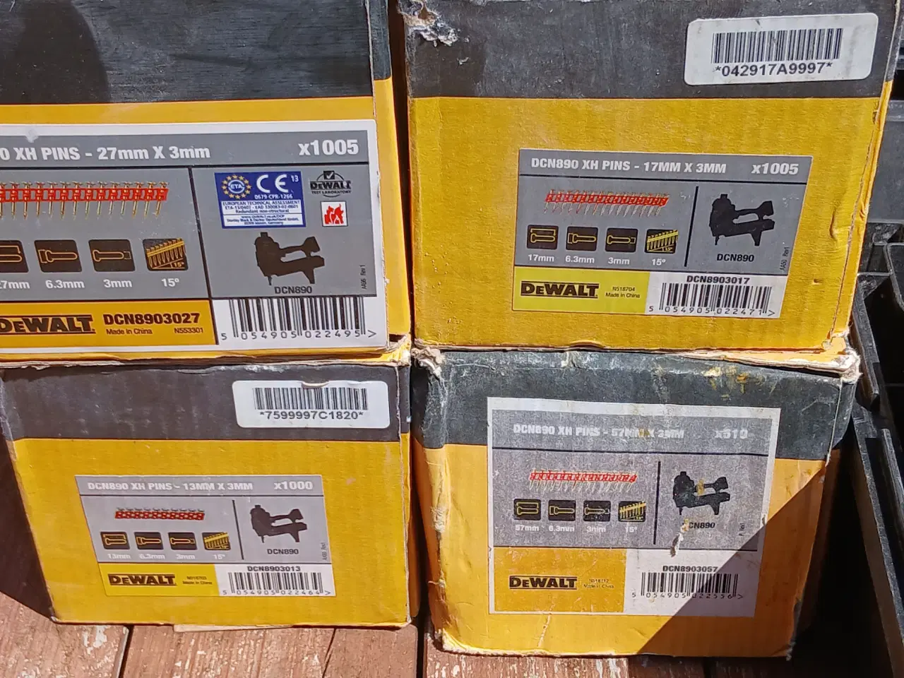 Billede 8 - Dewalt xr sømpistol med søm, 2stk batteri od lader