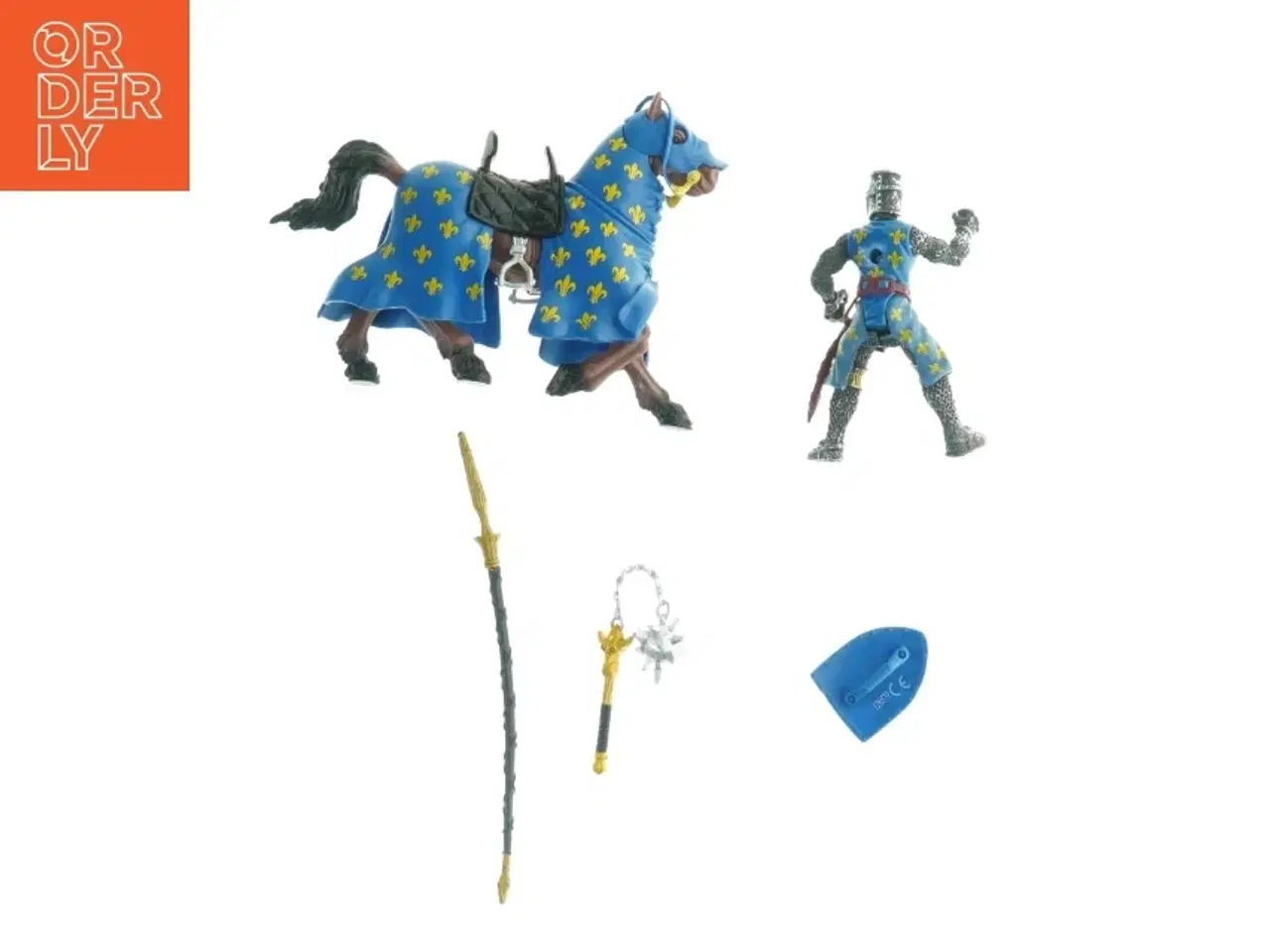 Billede 2 - Ridderfigur og accessories (str. 13 x 14 cm)