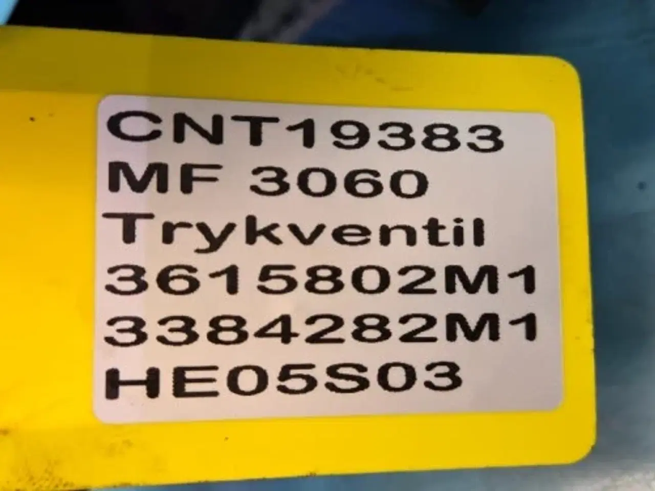 Billede 12 - Massey Ferguson 3060 Trykventil 3790389M1