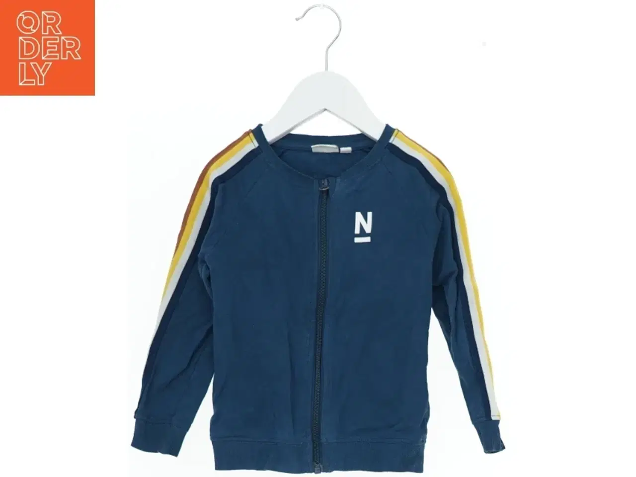 Billede 1 - Blå Hættetrøje med Lynlås fra Name It (str. 98)
