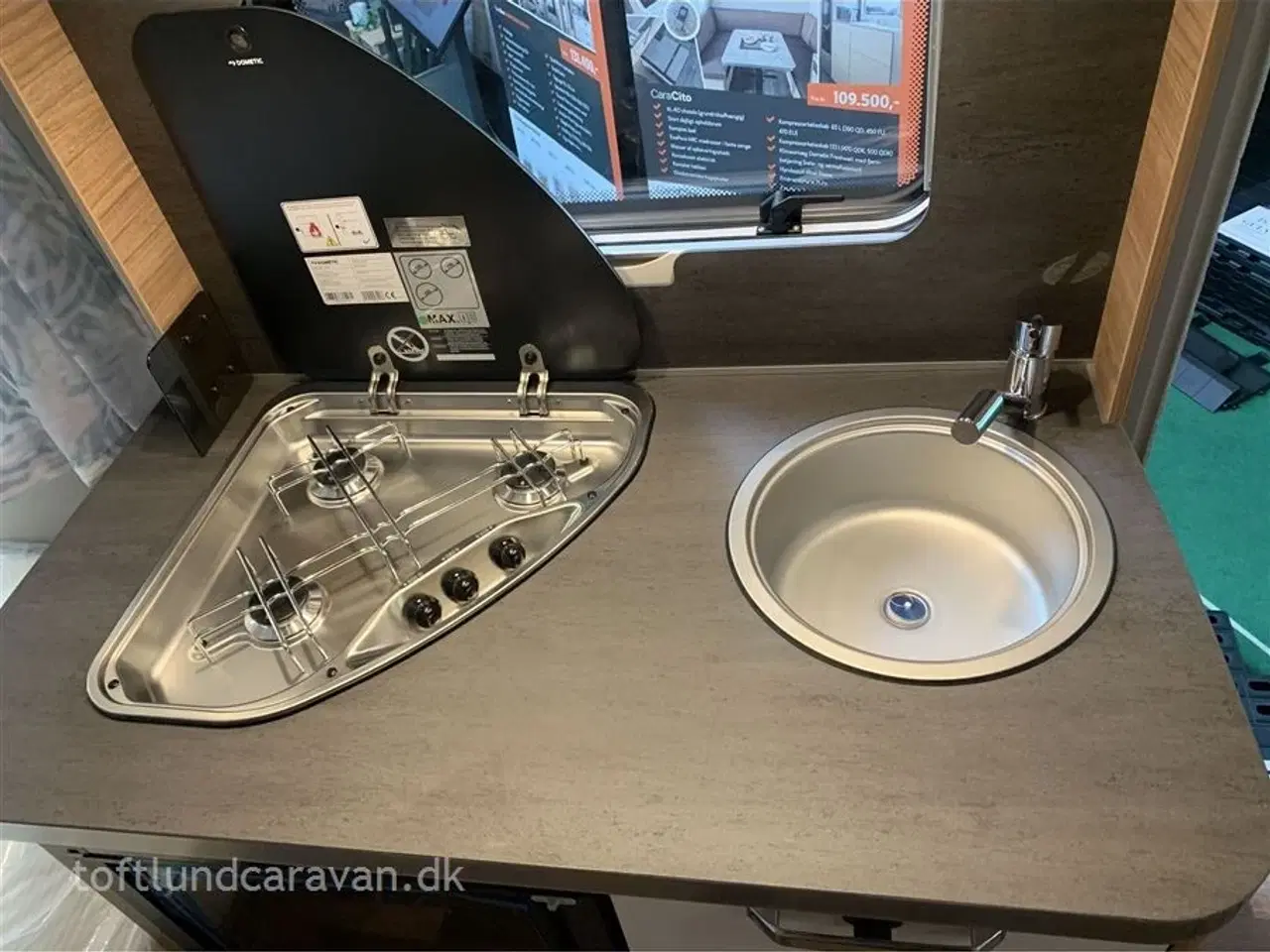 Billede 13 - 2023 - Weinsberg CaraOne 480 EU   FABRIKSNY m/ enkeltsenge m/lamel udtræk, SUPERTILBUD, hvem kommer først ?