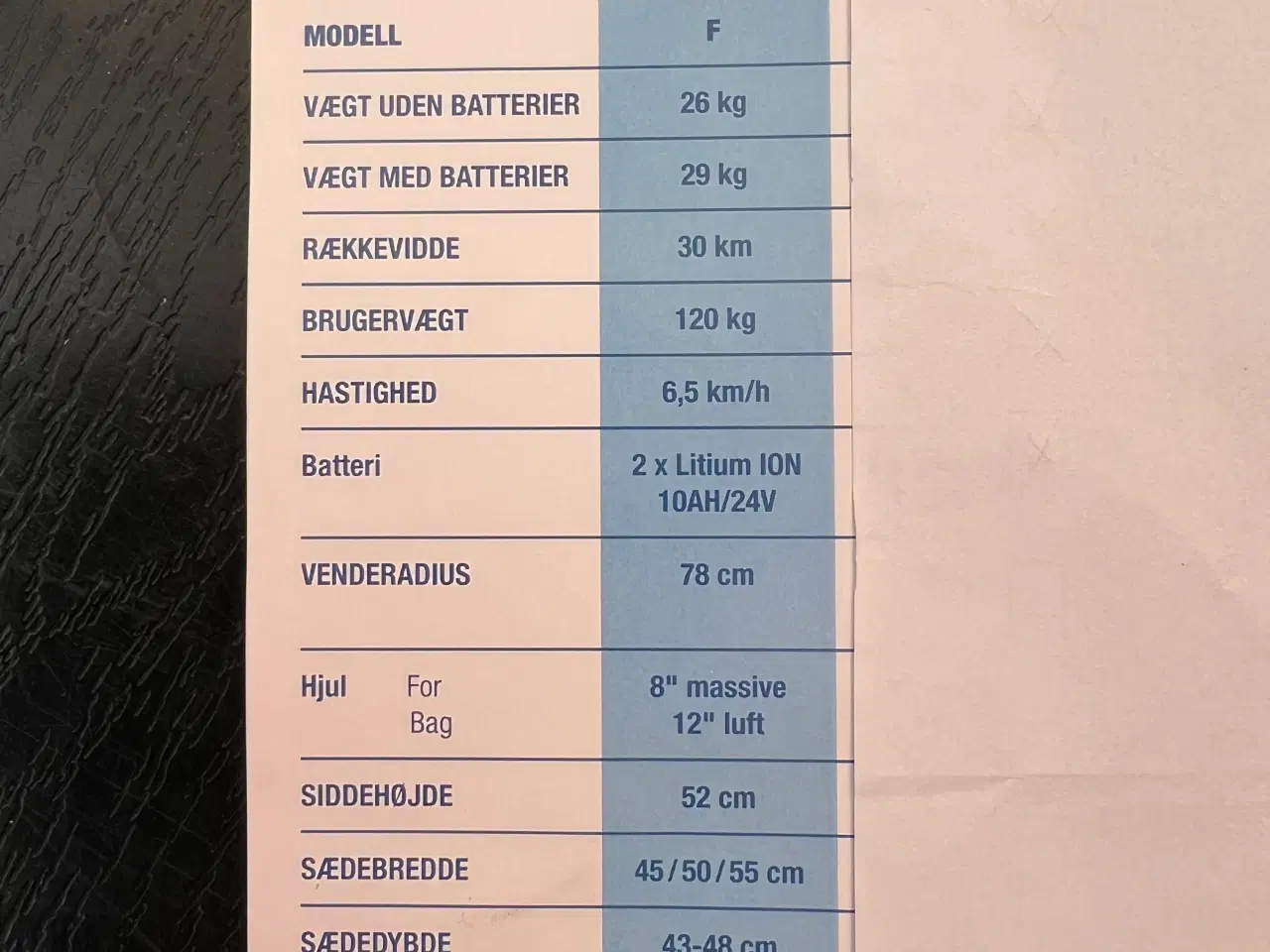 Billede 6 - El kørestol eloflex f foldbar 