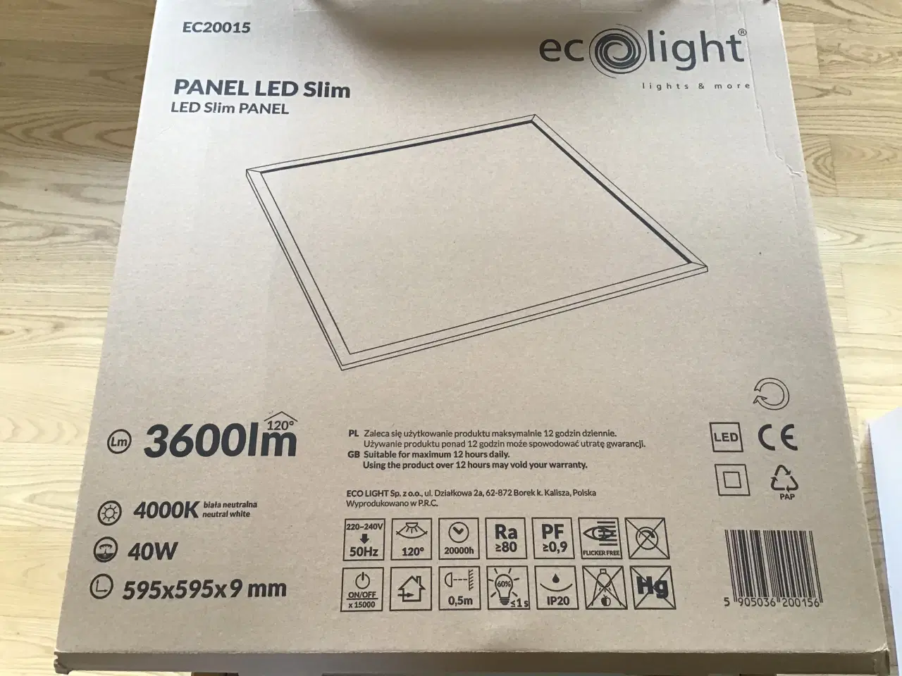 Billede 1 - Led panel 40w (8stk)