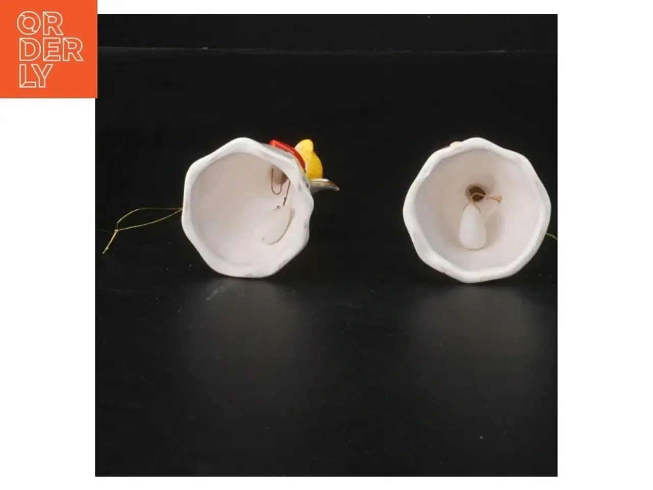 Billede 2 - Keramiske englebjælder (str. 9x5 cm)