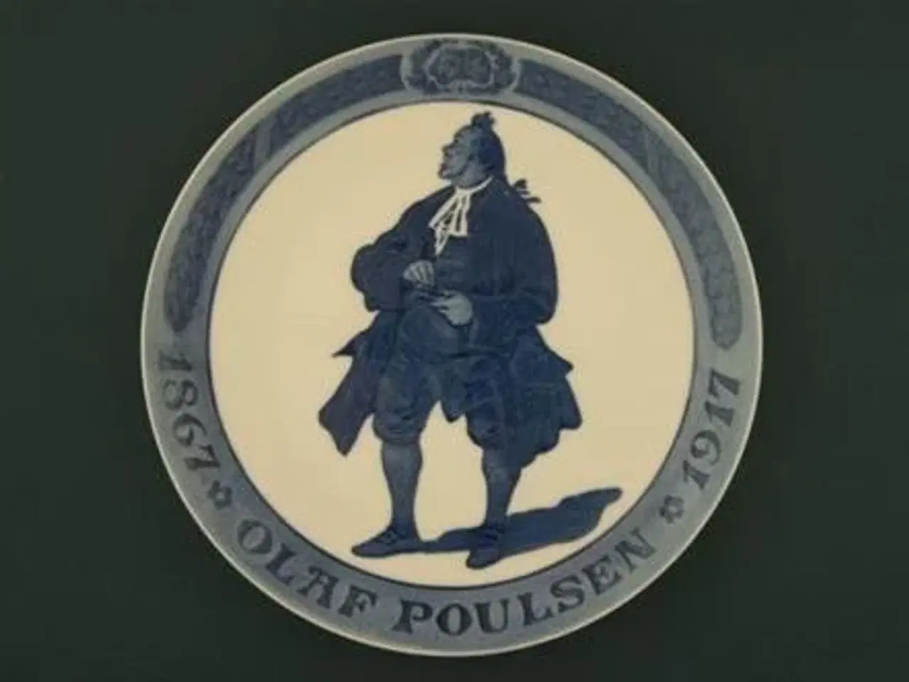 Billede 1 - Olaf Poulsen 1867 - 1917 - 23 cm. - RC.