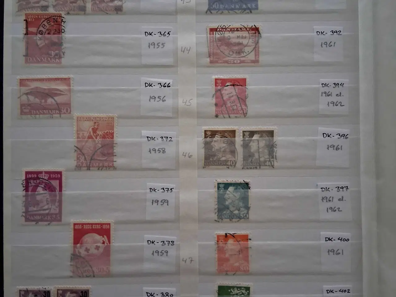 Billede 7 - Samling af danske frimærker