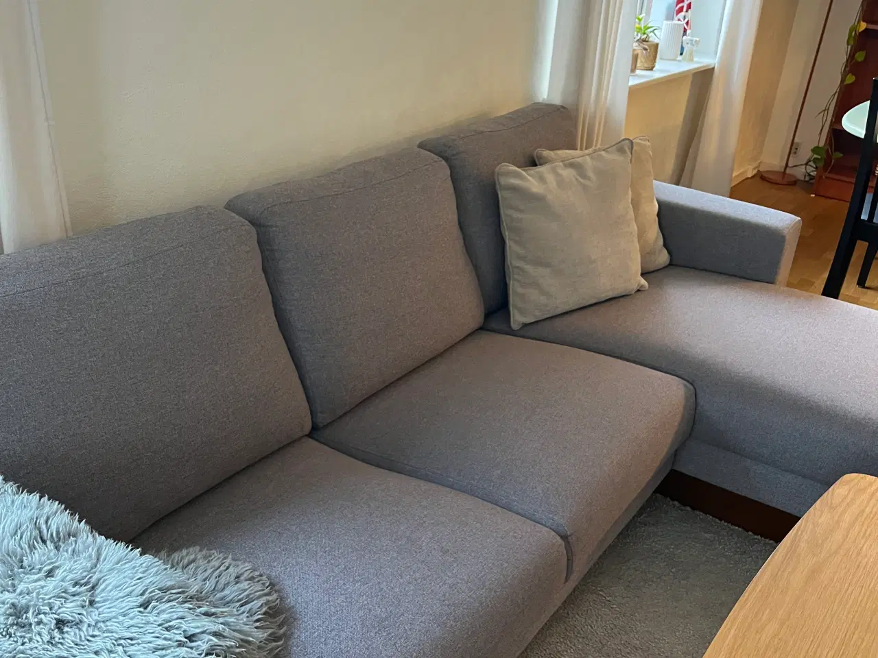 Billede 3 - Sofa med chaiselong 