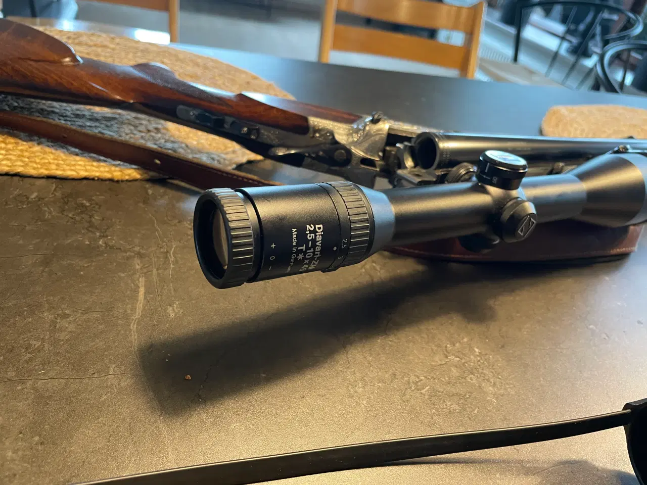 Billede 2 -  Lux Merkel drilling 12/70 & 7x65R m skæftemagasin