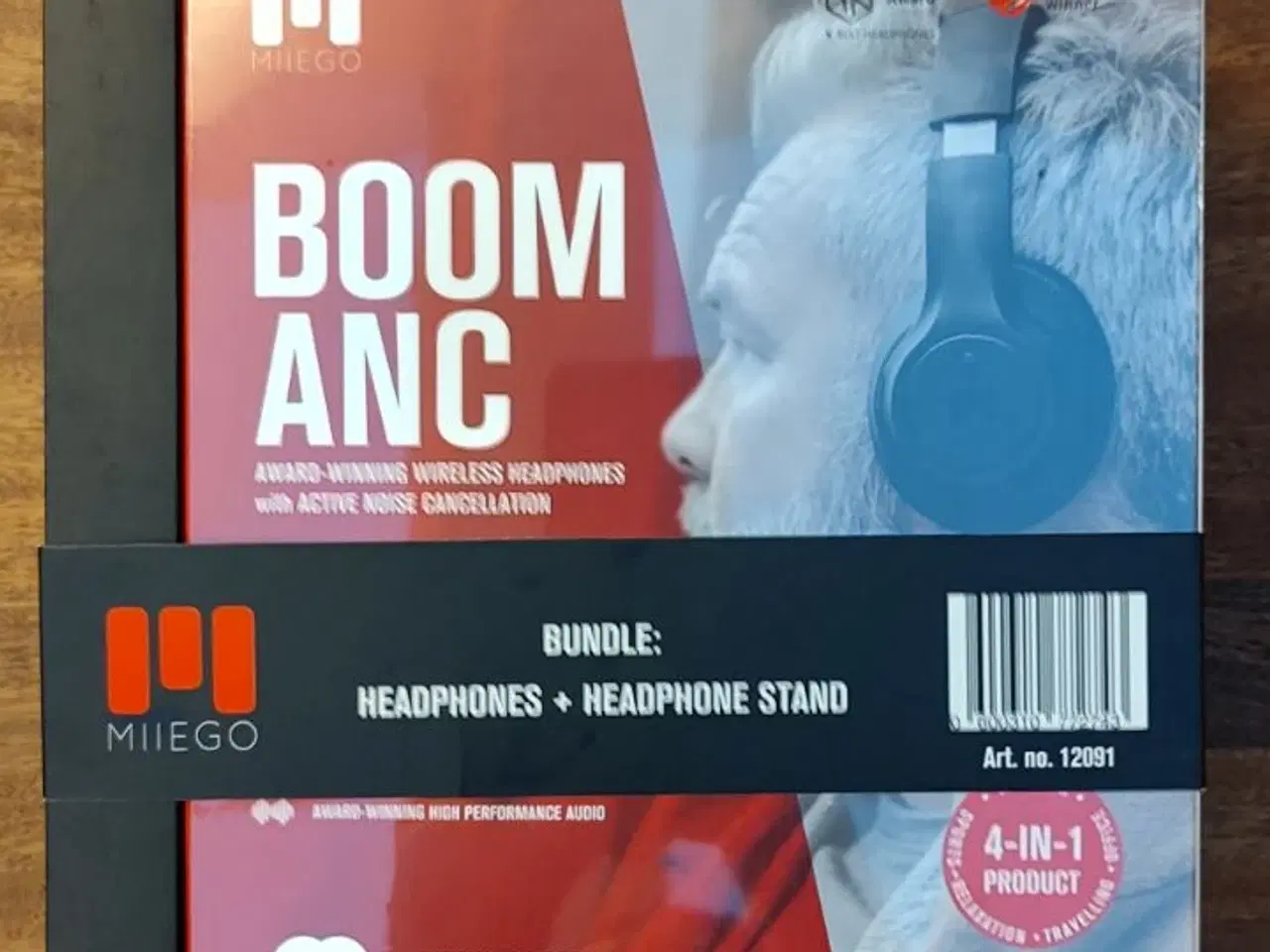 Billede 1 - Miiego Boom ANC wireless headphones og stand