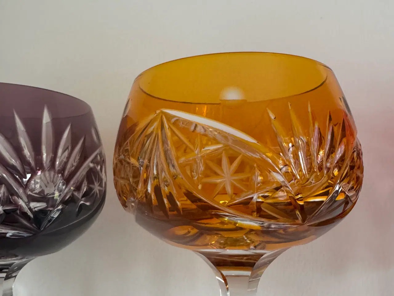Billede 6 - Bøhmisk krystalglas 3 stk