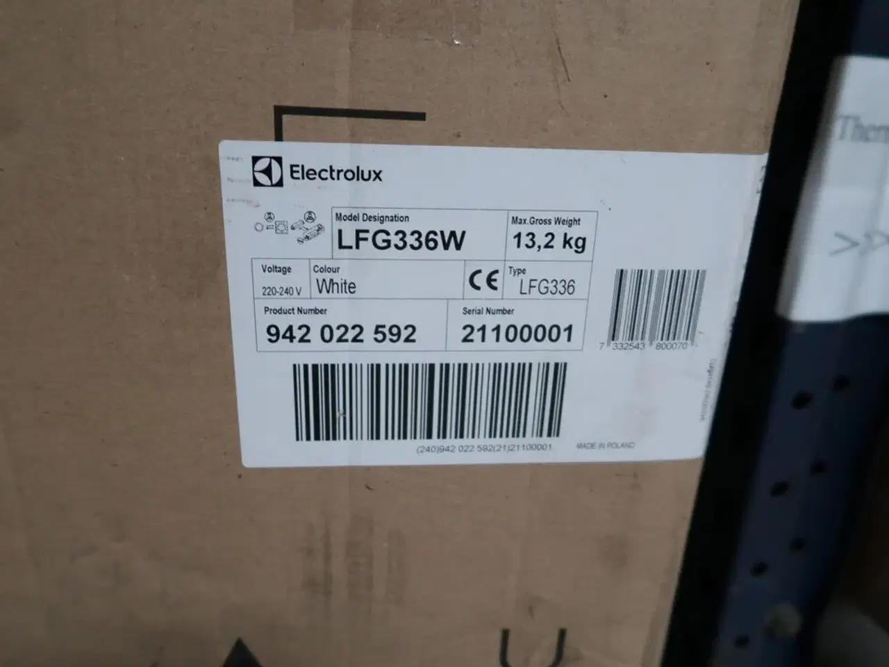 Billede 2 - Emhætte ELECTROLUX LFG336W