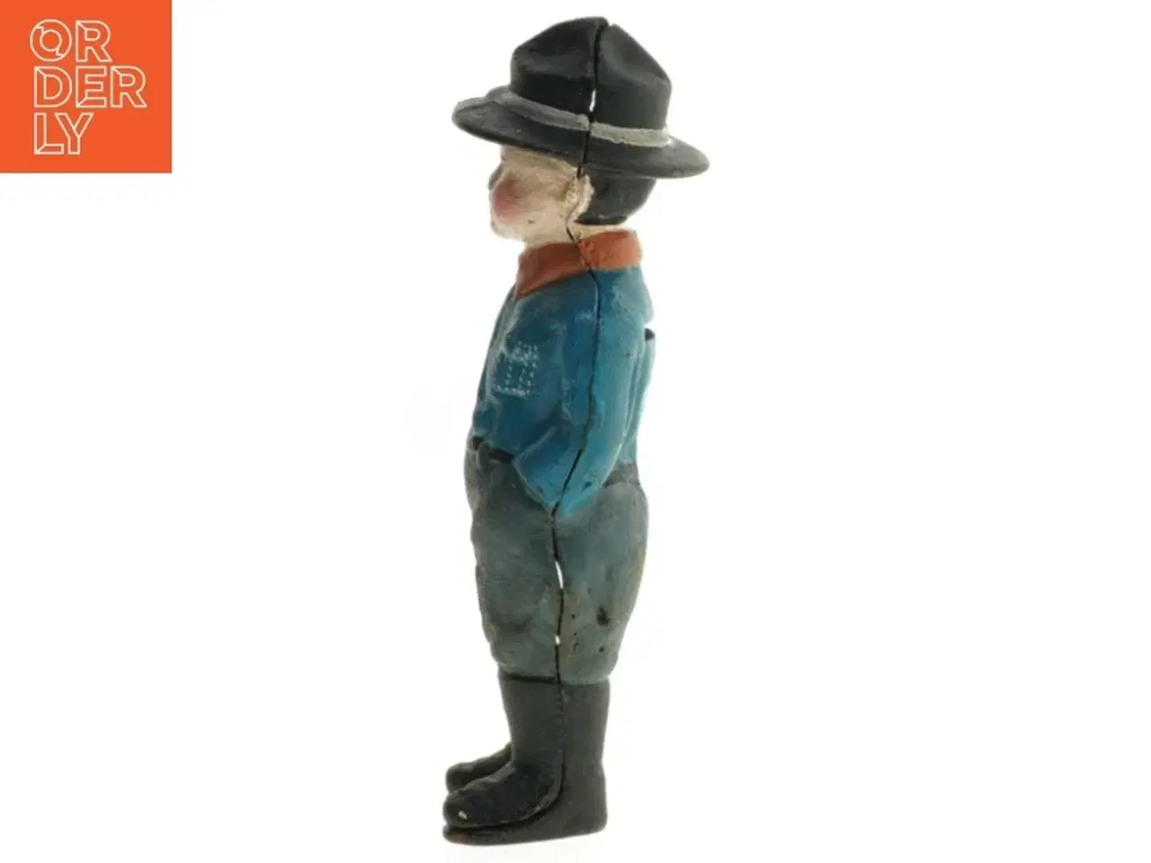 Billede 3 - Støbejerns sparebøsse figur (str. 17 cm)
