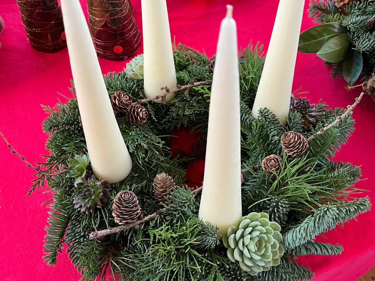 Billede 2 - Adventskranse, dekorationer og pynt