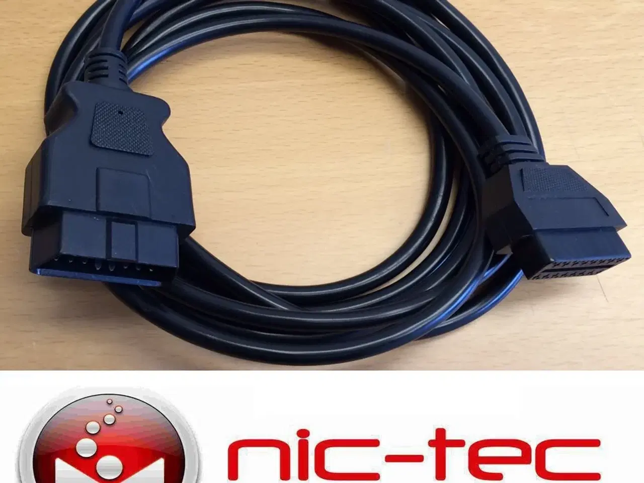 Billede 1 - OBD forlængerkabel 3 meter - Letter arbejde uden for bilen