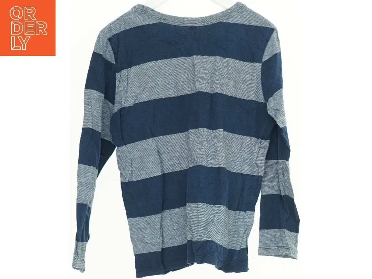 Billede 2 - Blå og grå stribet trøje fra H&M (str. 140)
