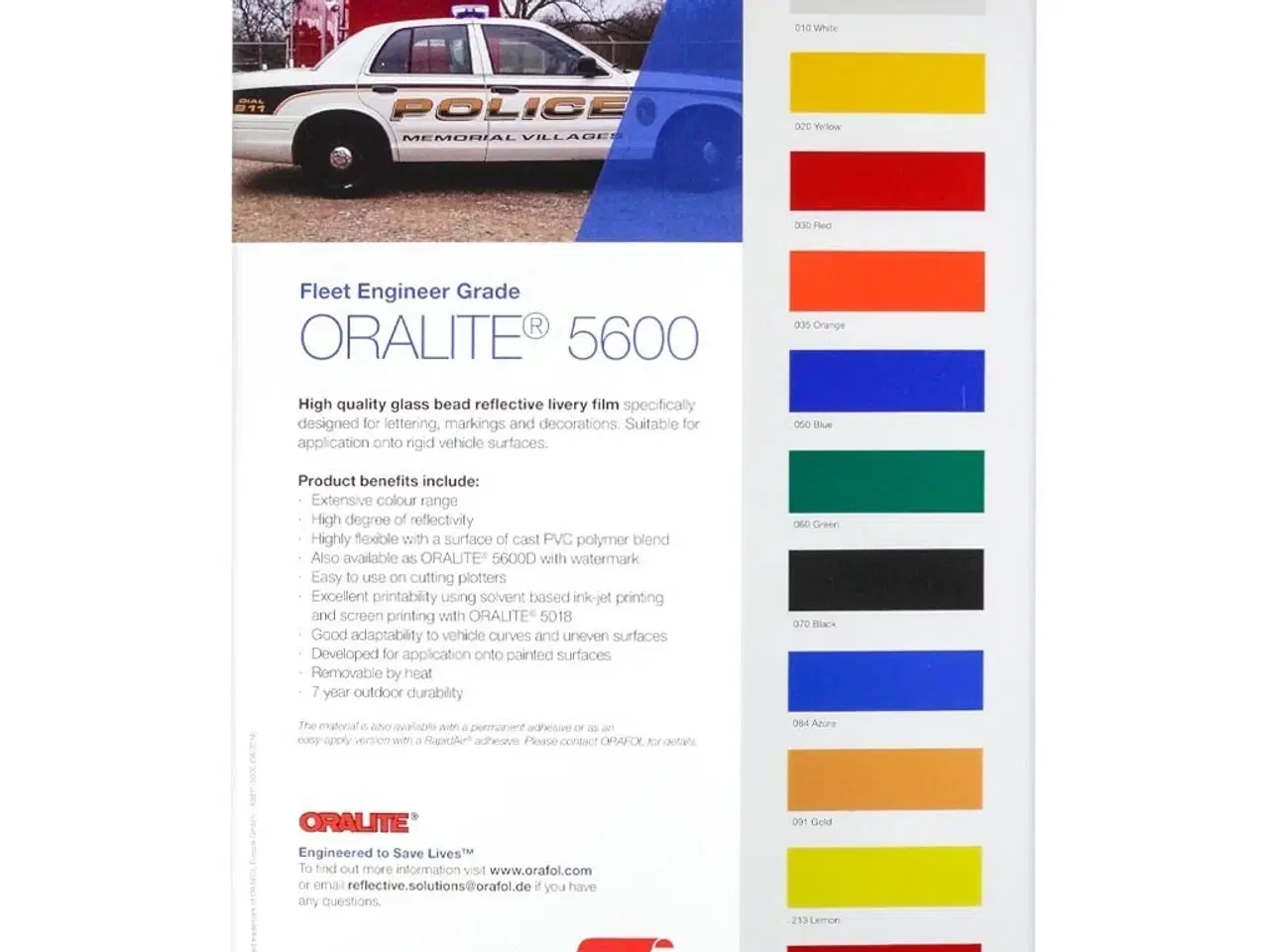 Billede 1 - Oralite 5600 Farvekort