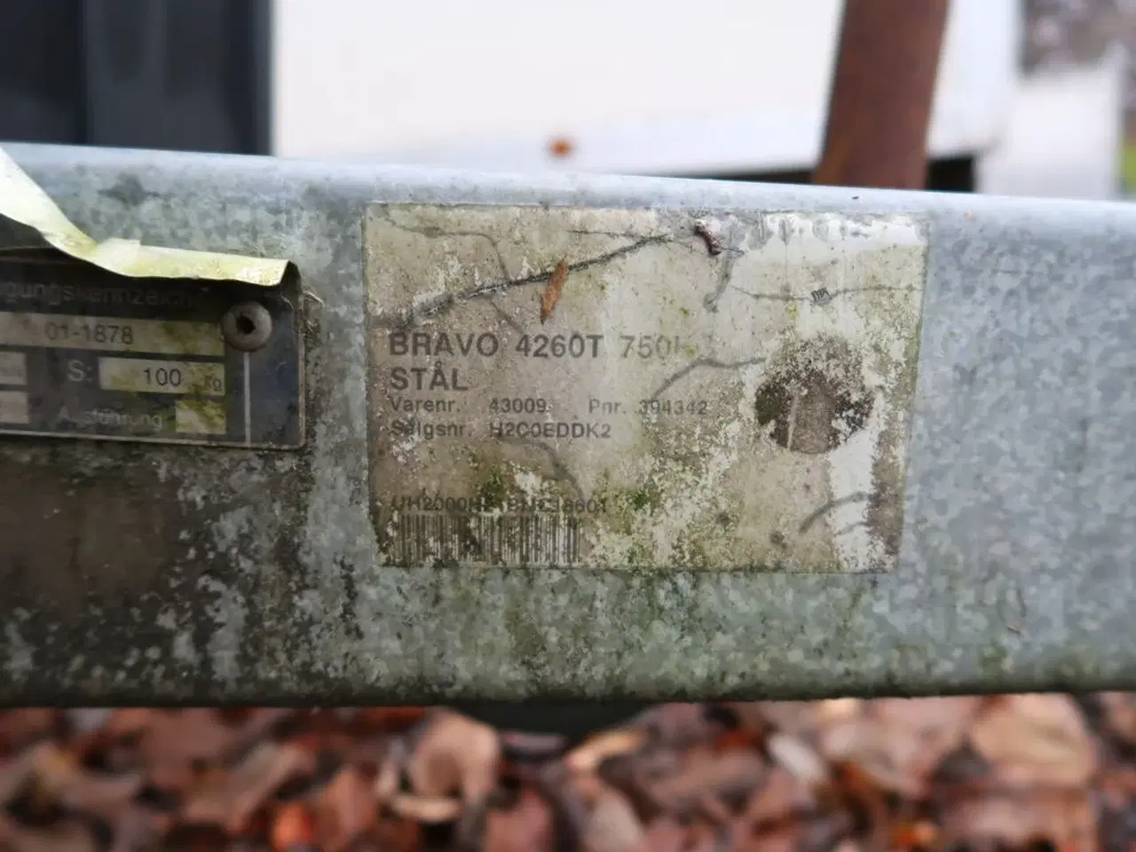 Billede 4 - Trailer BRENDERUP 4260 T Stål