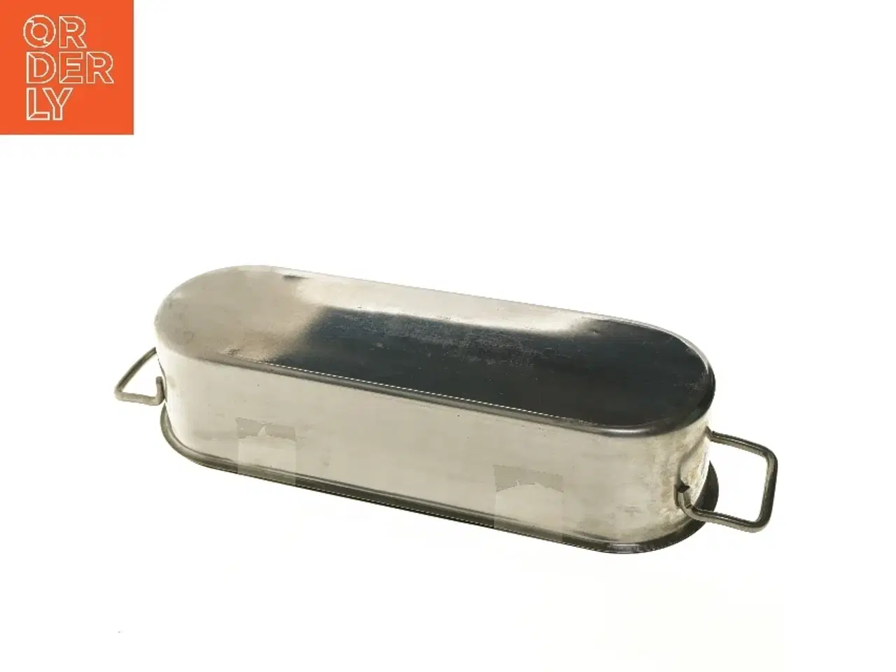 Billede 4 - Stor fiskegryde med låg og indsats (str. 45x14x11 cm)