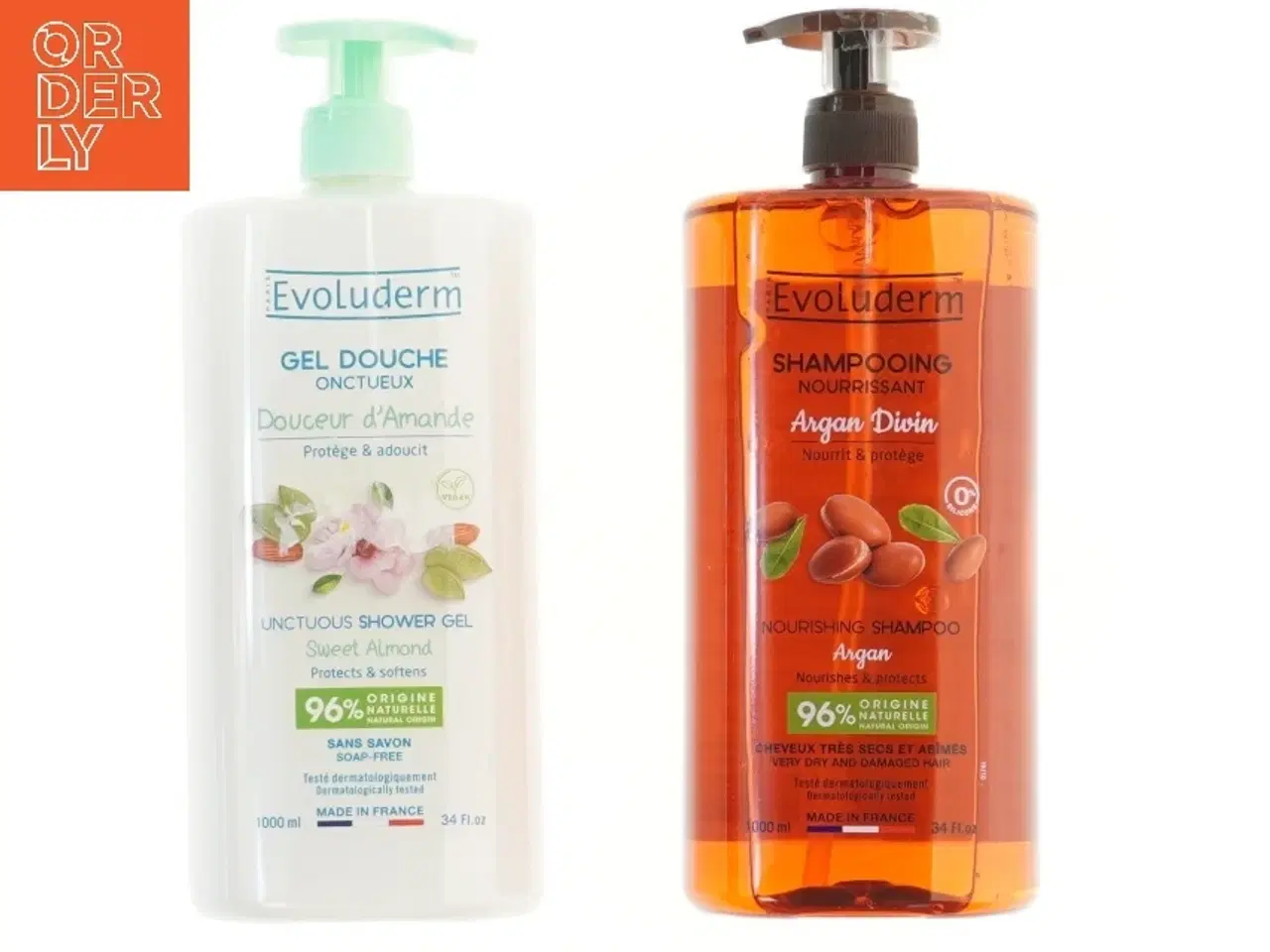 Billede 1 - Evoluderm shampoo og shower gel sæt fra Evoluderm (str. 2 stk 24 cm)