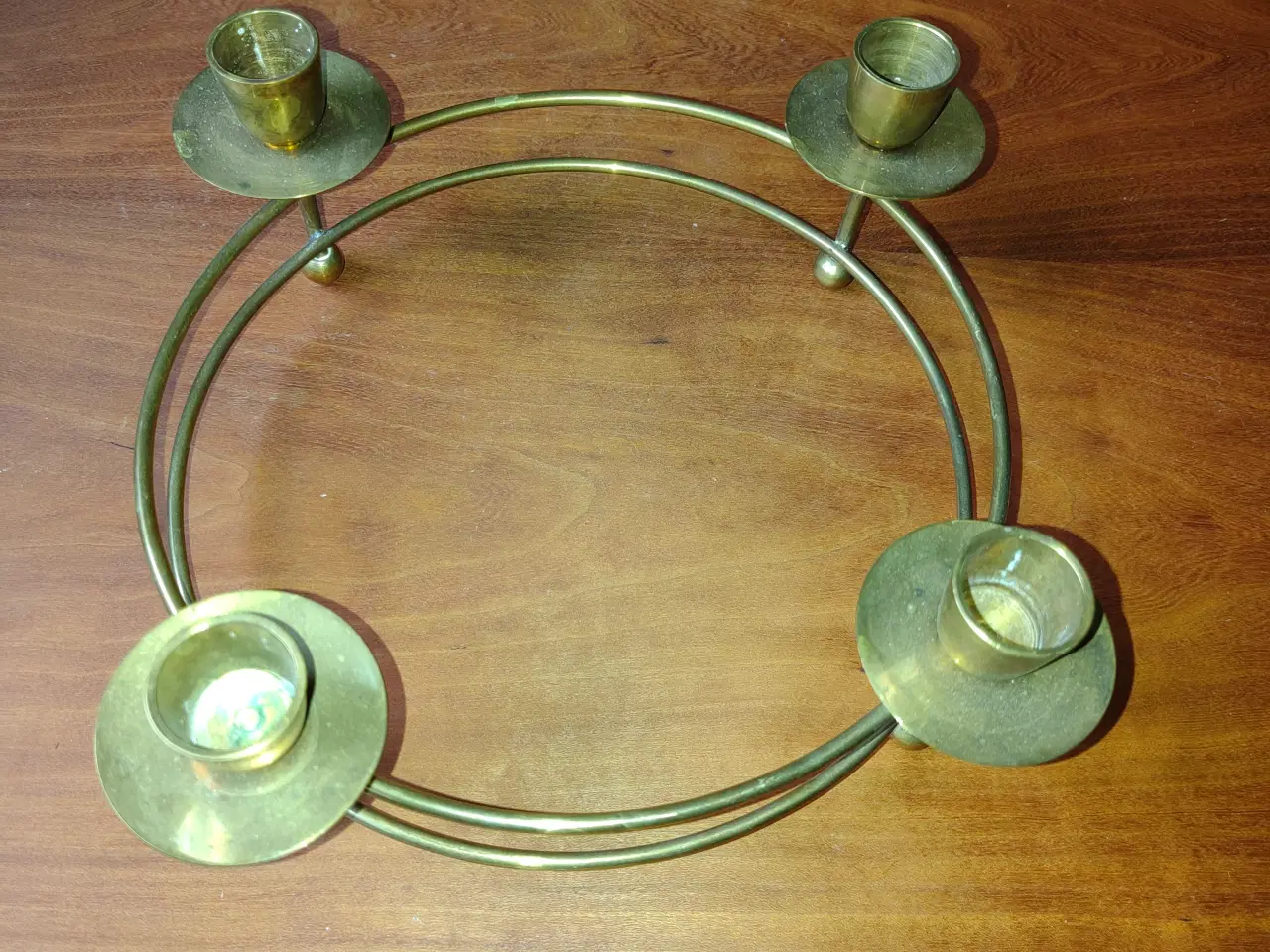 Billede 3 - Fin messing adventsstage