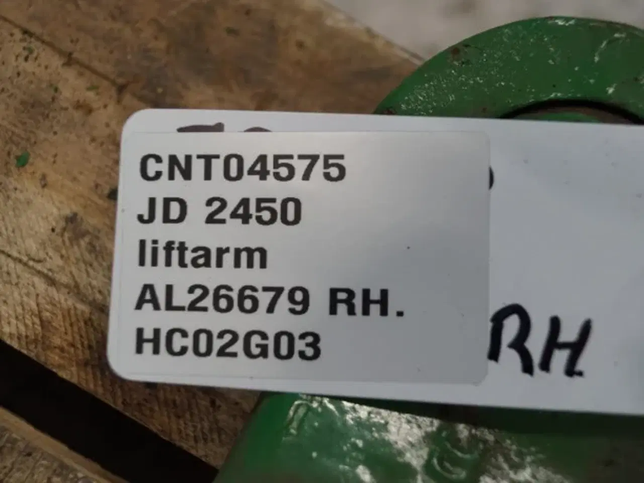 Billede 12 - John Deere 2450 R.H. Liftarm AL26679